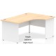 Rayleigh Two Tone Panel End Corner Office Desk